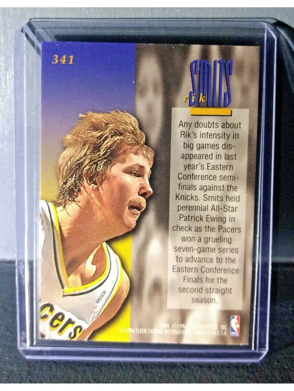 1995-96 Rik Smits Fleer Ultra #341 Encore Basketball Card